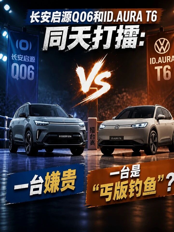 谈长安启源Q06和大众T6定价，都不厚道！9月4日长安启源Q06开启预售，14.99万到19.19万