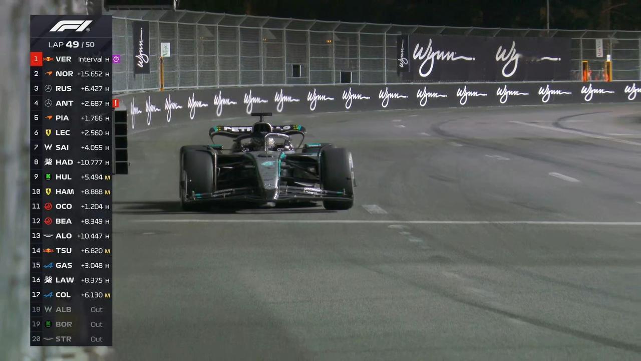 2025F1拉斯维加斯大奖赛，可以总结了。积分领跑者诺里斯虽然没有拿到冠军，但积