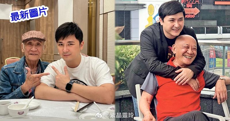 【明報即時】李家鼎再現歡顏狀態回勇偕兒子李泳豪飲茶精神奕奕李家鼎偕兒子李泳