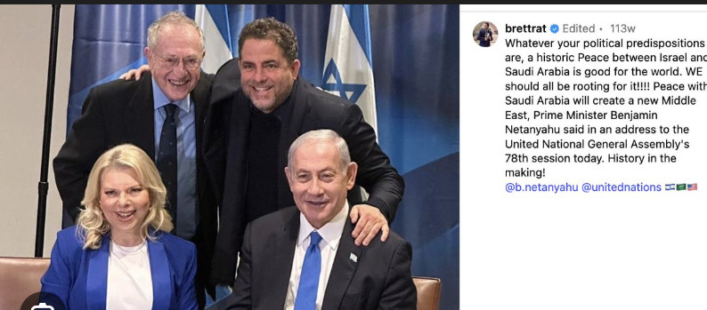 🔻图1是布雷特·拉特纳与爱泼斯坦及一名少女。🔻布雷特·拉特纳指导了最新的《梅