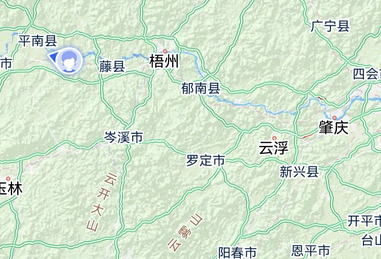 真觉得广西永远都不可能跟广东玩到一路去。我久在广东打螺丝，今番坐火车回家，从广州