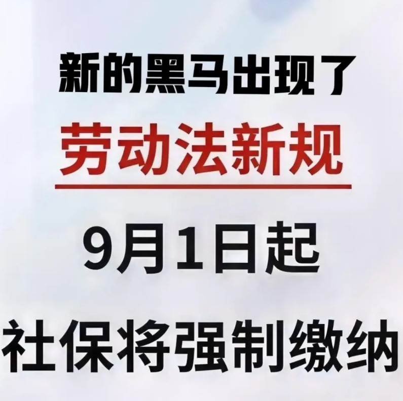社保新规后的第一批黑马。咱说现在为什么强制性给你交社保，因为房子降利率你不买，汽