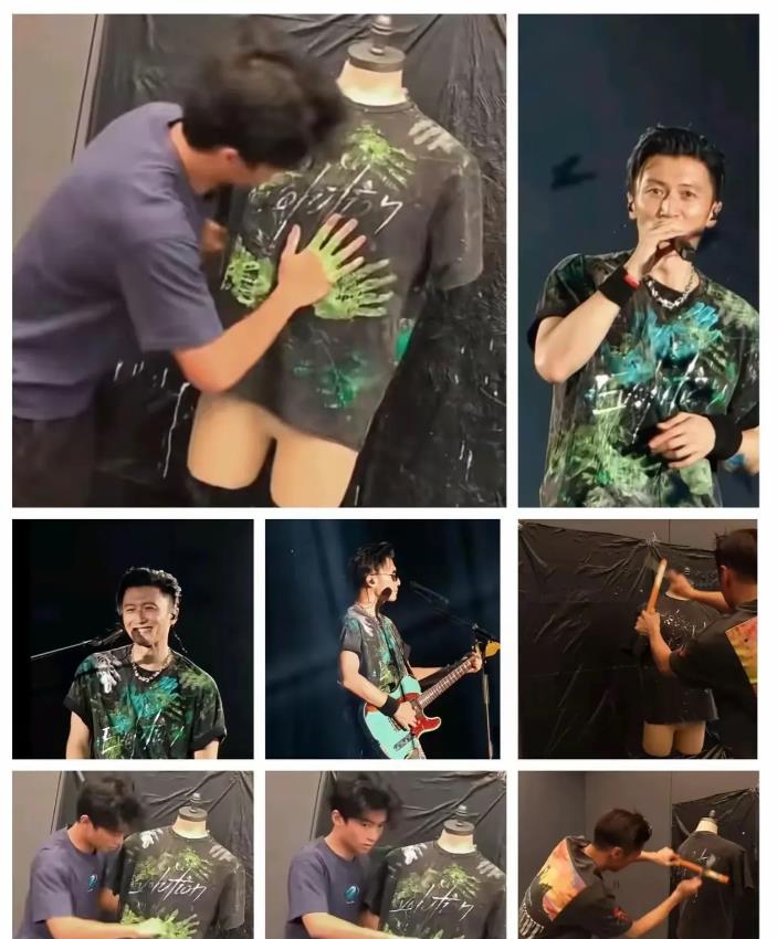 终于明白为什么谢霆锋演唱会一直都不换衣服​原来他身上那件衣服不是去外面买的，