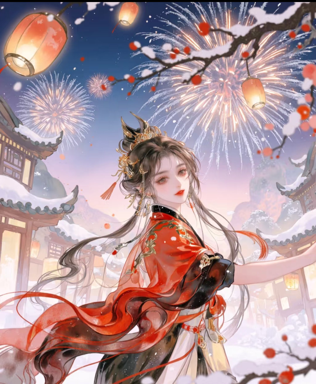 古风少女|动漫女头半城花开不及你眉眼风华