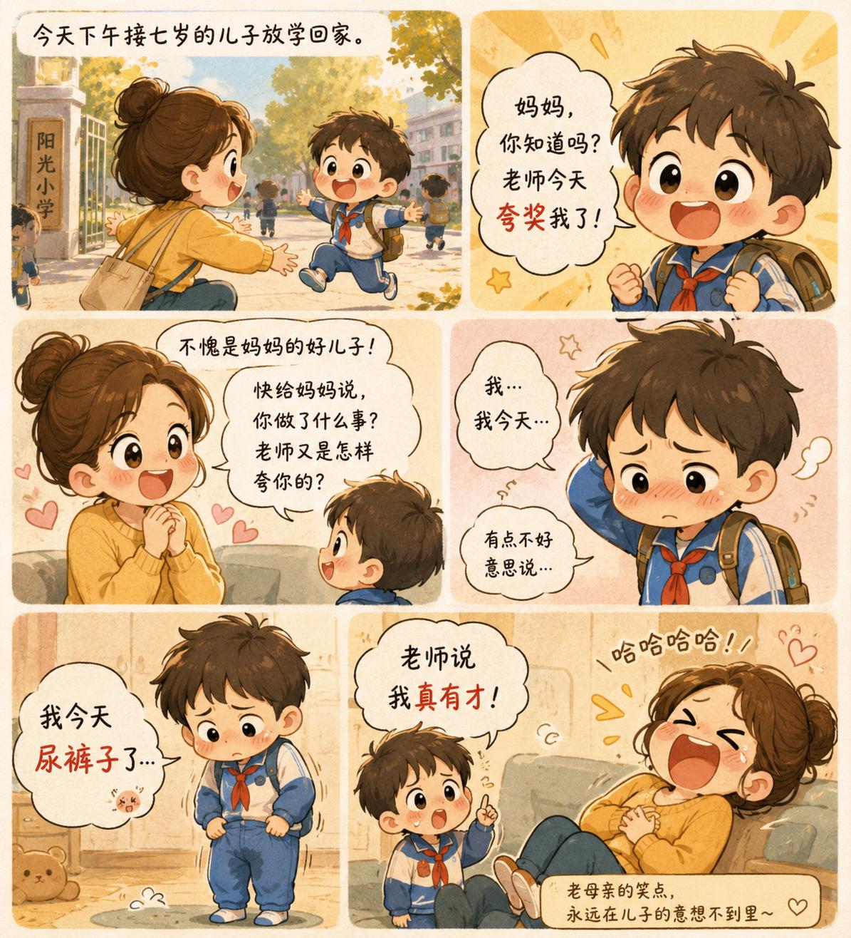 老师夸我有才
