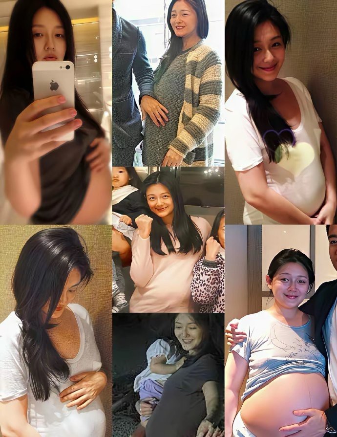 想不到大s那么爱美，孕期照片还挺多的，我看内娱好多女明星从怀孕到生，一张肚子大的