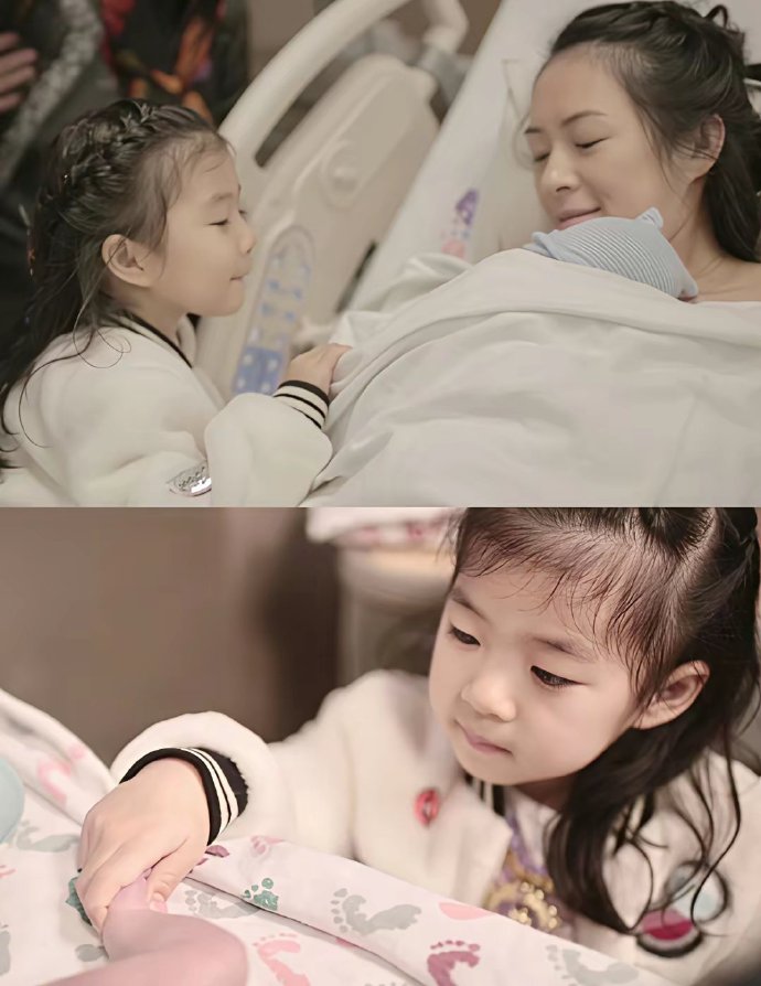 这哪里是长相的遗传，分明是强者基因的显性表达，章子怡那的“骨相美学”，醒醒七岁就