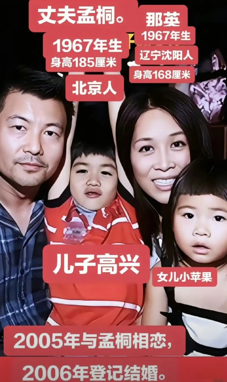 如果那英跟老公孟桐离婚，两个孩子的抚养权不用争。儿子高兴，是那英跟前男友