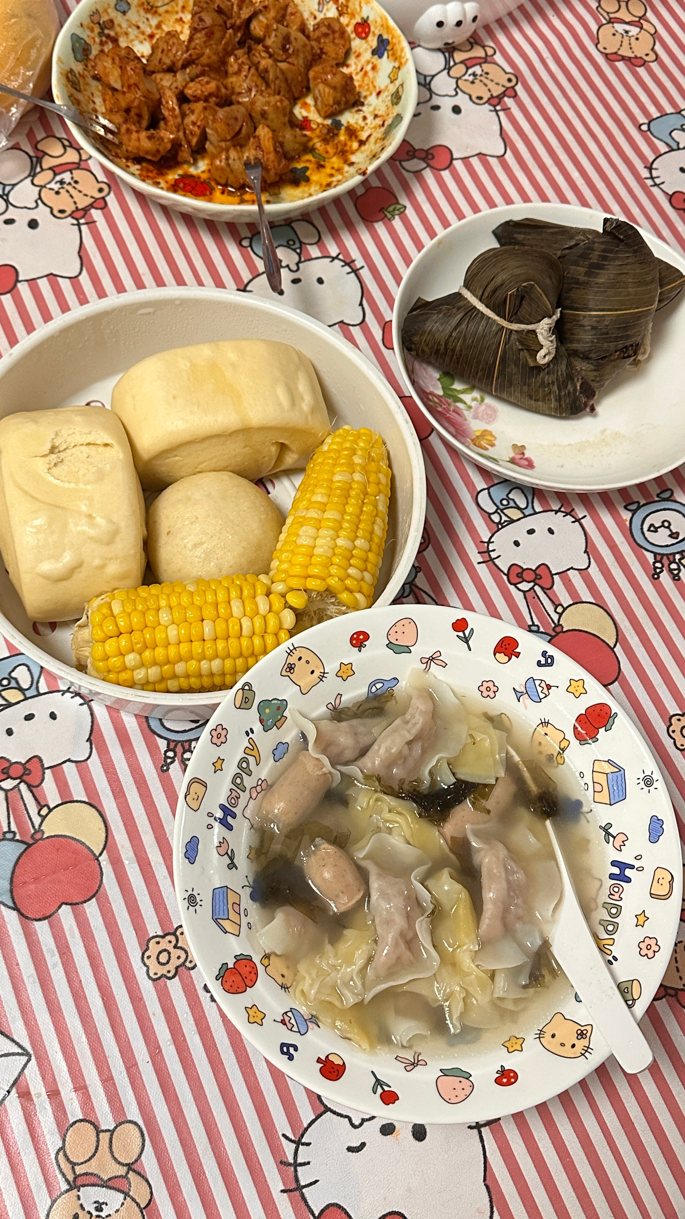 你们早餐吃的什么