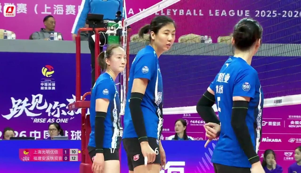 【女排超级联赛】第八轮:上海——福建实时战况:1月10日