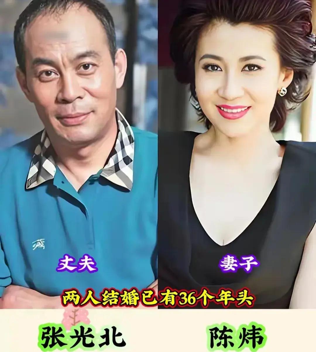 这都是娱乐圈里的原配夫妻，张光北和陈炜，夫妻两个感情深厚有一个温馨的家！李雪峰