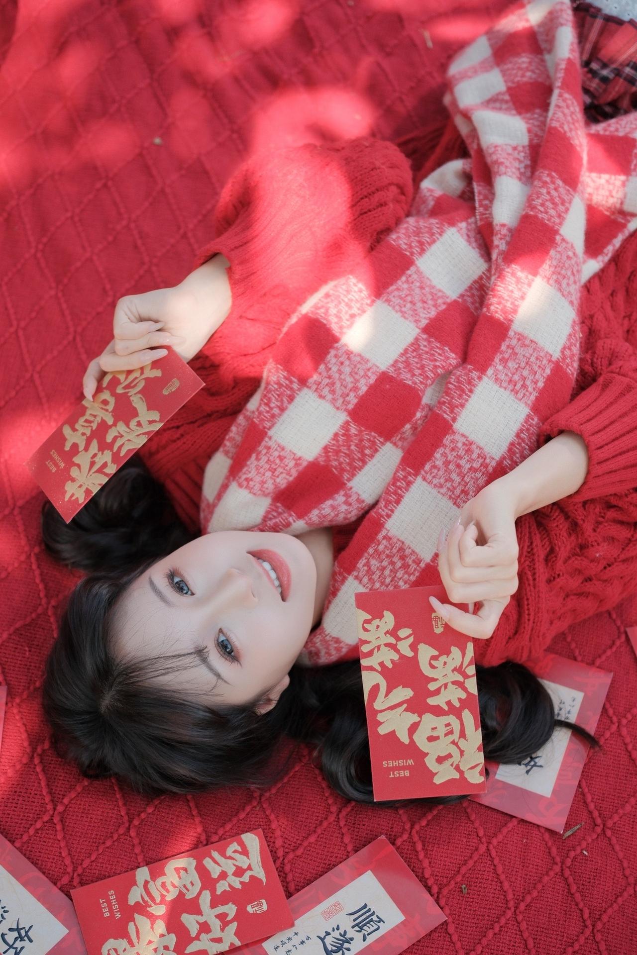 深圳约拍新年主题妮一