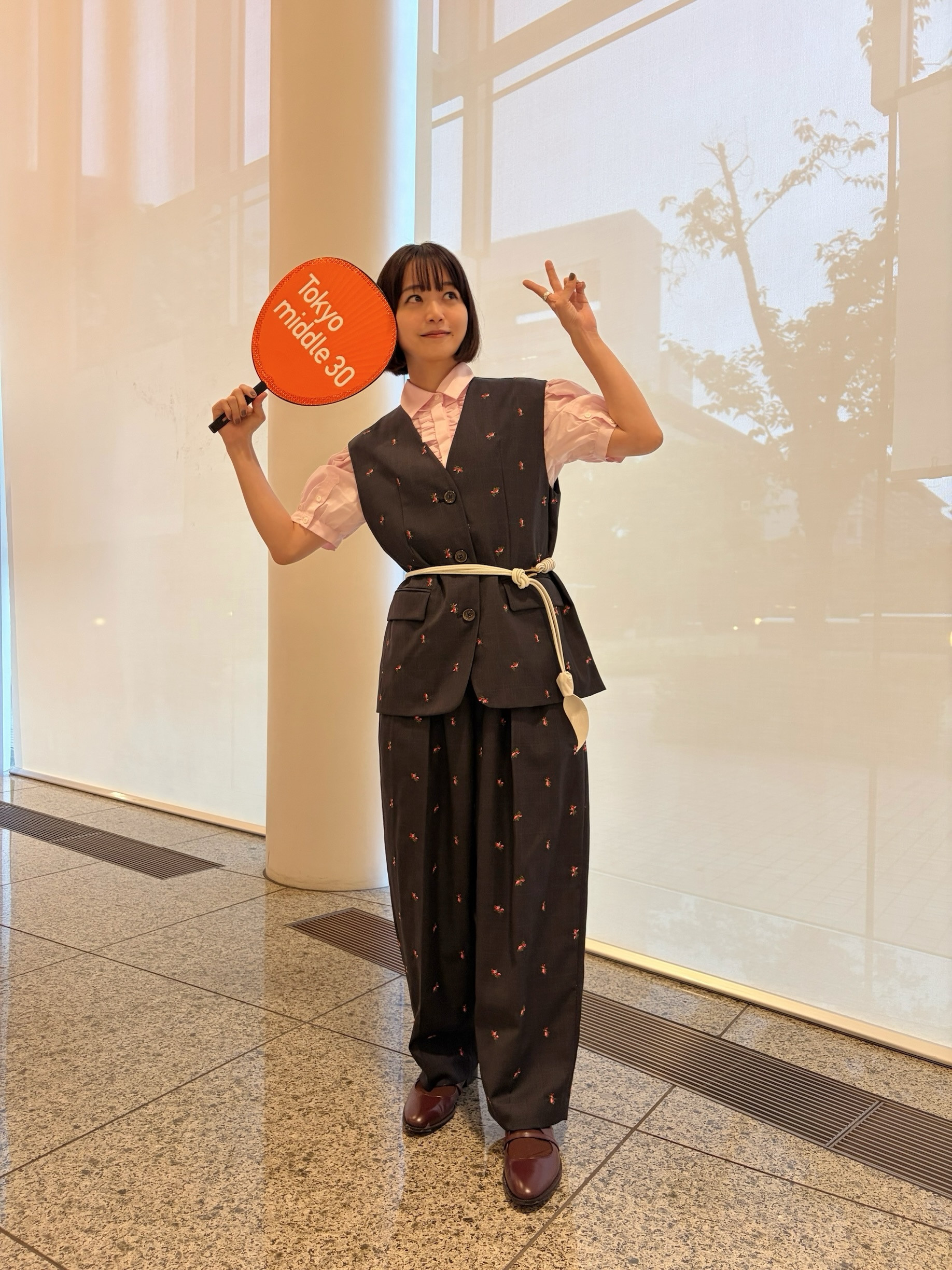 深川麻衣「クイズドレミファドン！ありがとうございました💐🌷🌸」