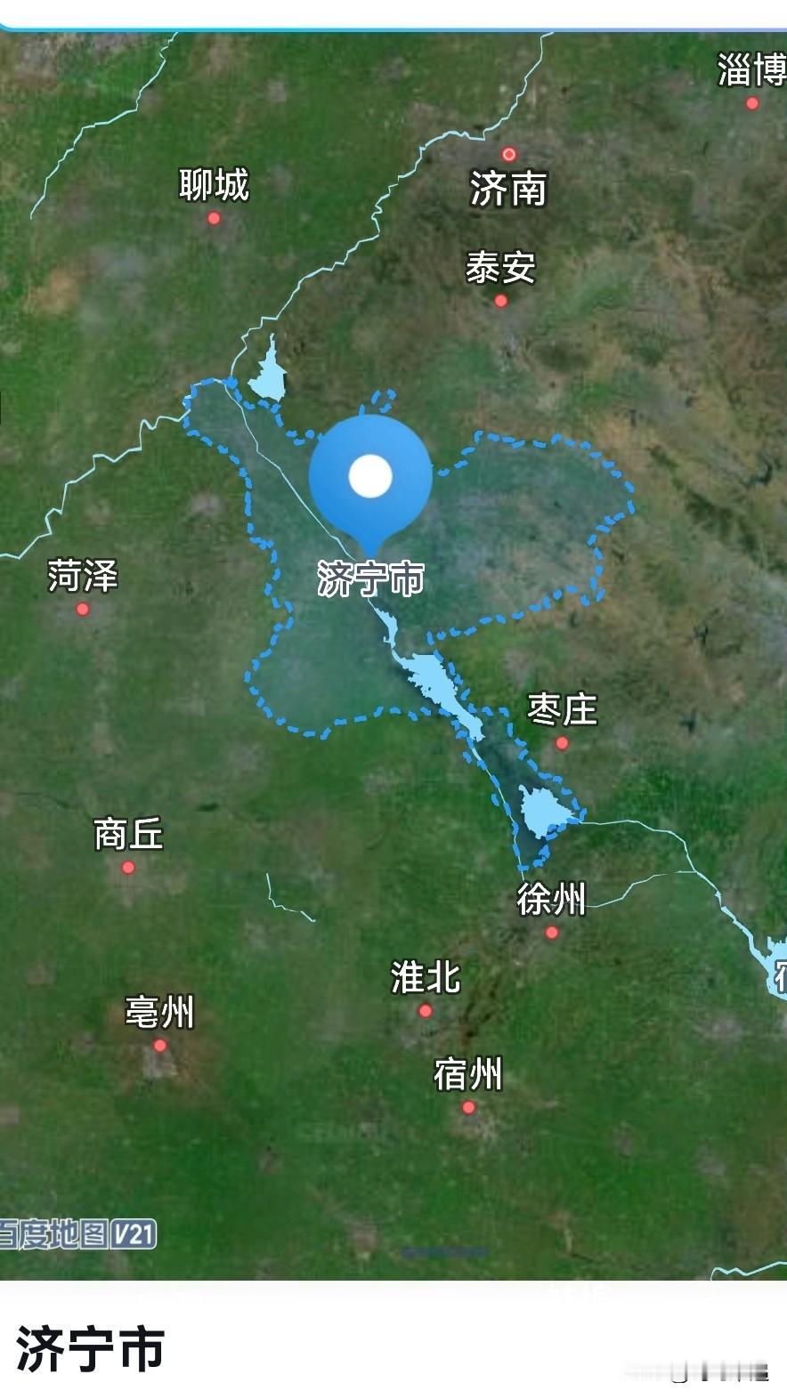 济宁，从副市到大㊙是拔提用重吗？济宁市，水运之都，和徐州共享微山湖。总面积1.