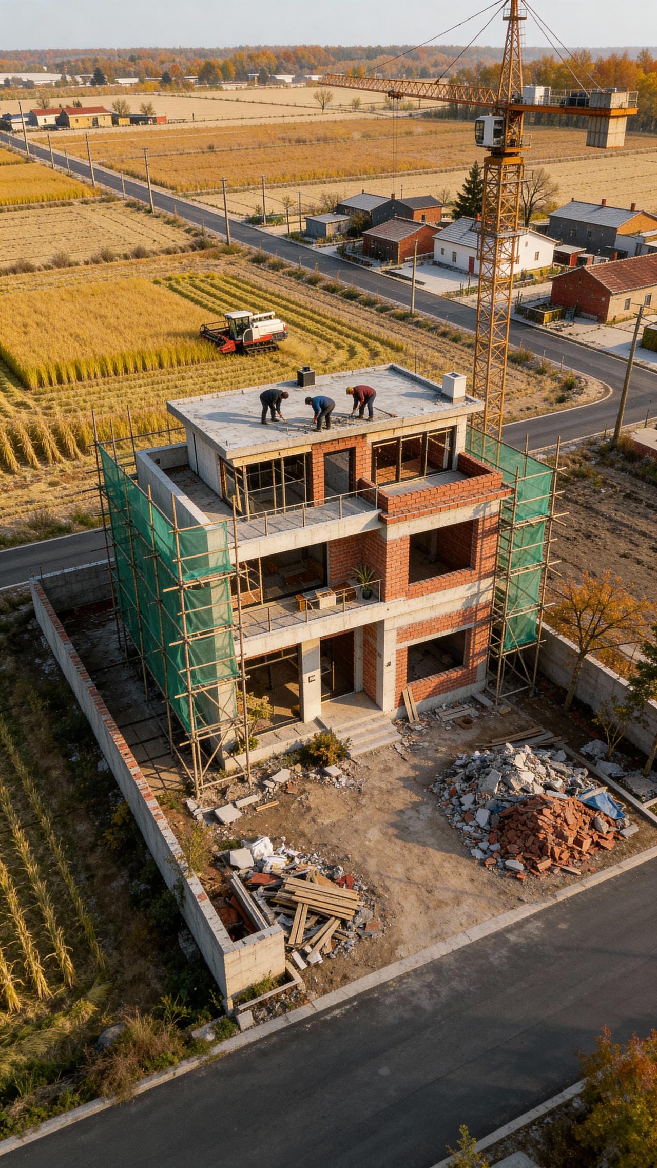 前年花光所有积蓄，不在城里买房，选择回农村盖自建房。是我这三十年做过最正确的决定
