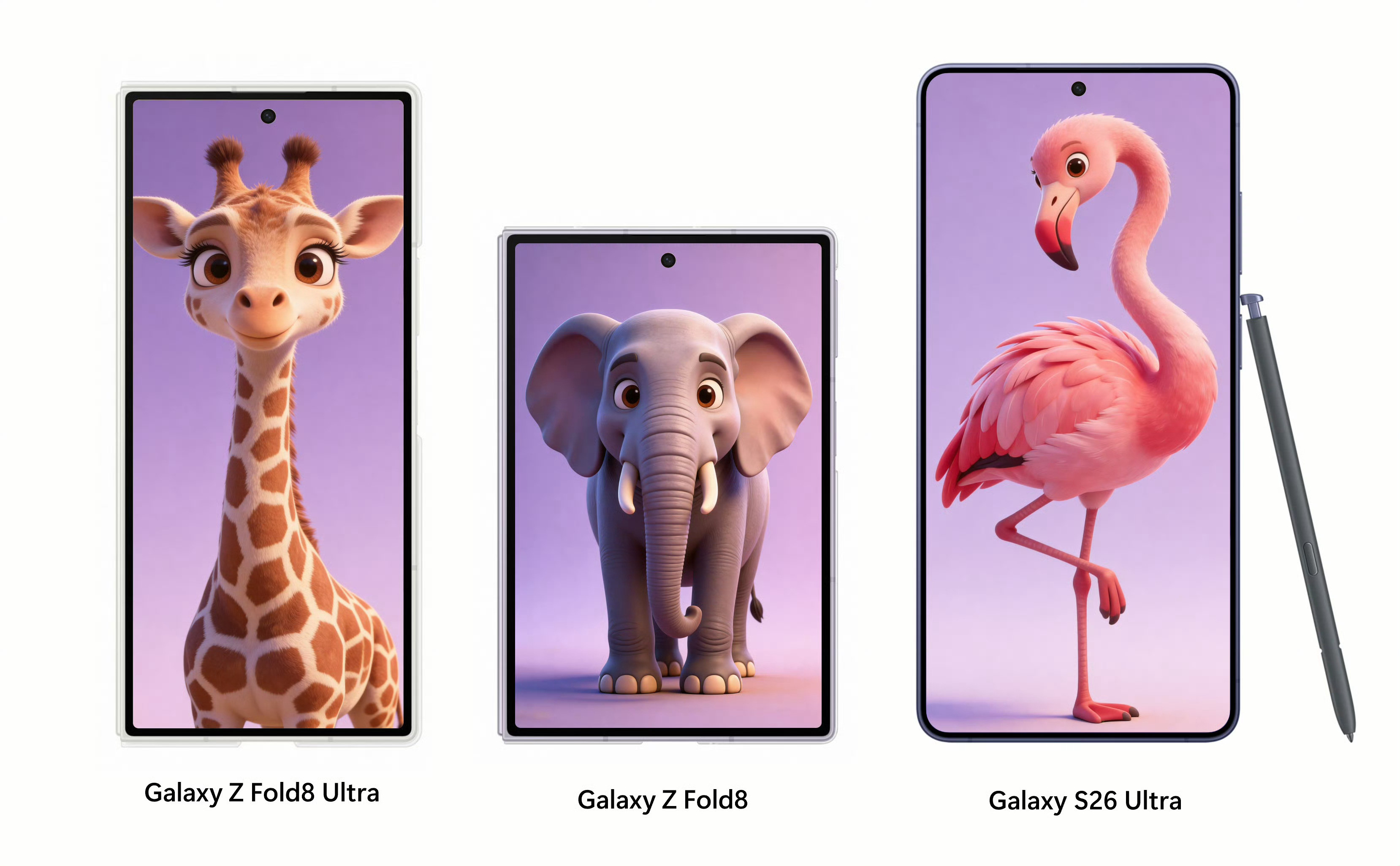 大家觉得三星GalaxyZFold8这款阔折叠的颜值怎么样？今年阔折叠真的非