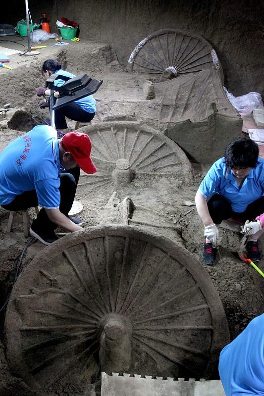 古代车马全是两个轮子，为啥呢？之前翻古代车马坑的资料发现，商周出