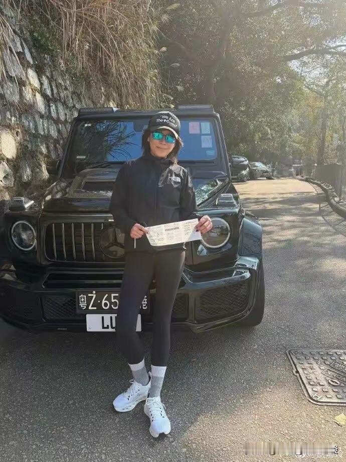 港车北上，刘嘉玲新年的第一单，来自交警的爱心礼包！入乡随俗，港澳车进入内地后违停