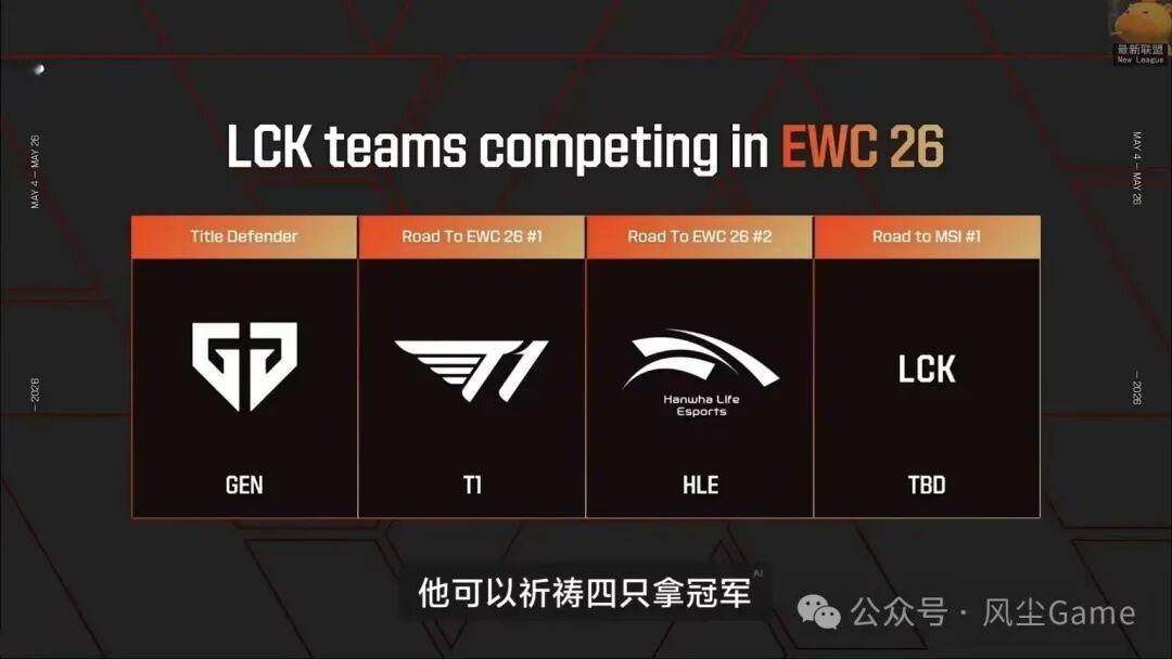 LCK赛区卖票大王诞生！DK连送2个EWC名额，中单把把被对位MVPLCK赛区E