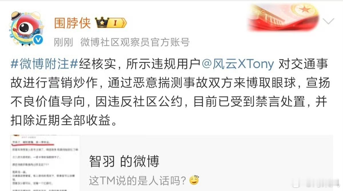 “被微博禁言，是一种幸运。”[微笑]​​​