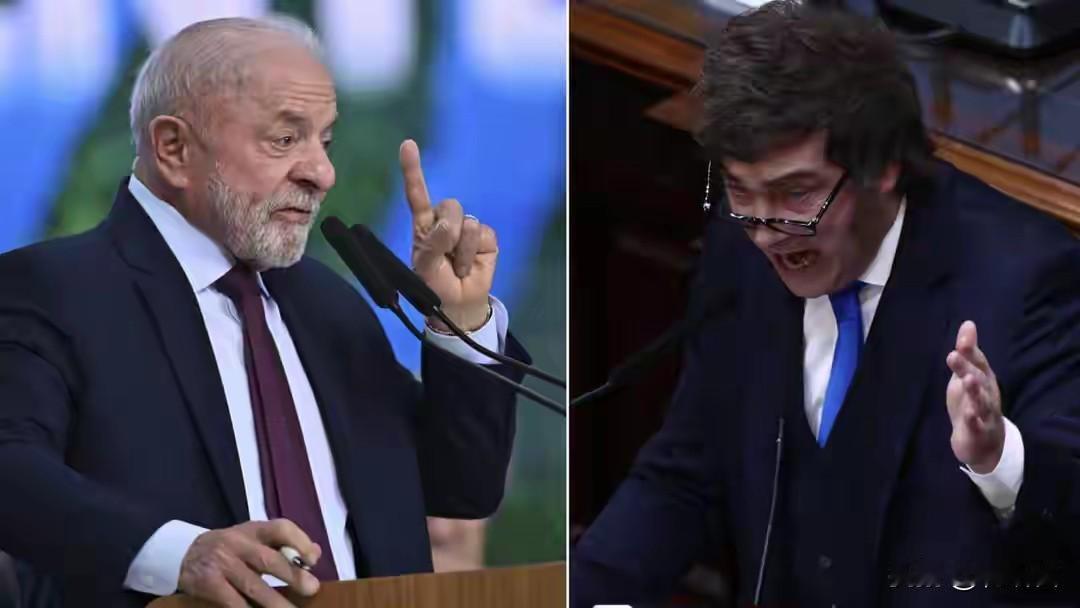 离谱，巴西准备总统大选，米莱站出来与巴西现任卢拉打口水战，他说卢拉是“前囚犯”还