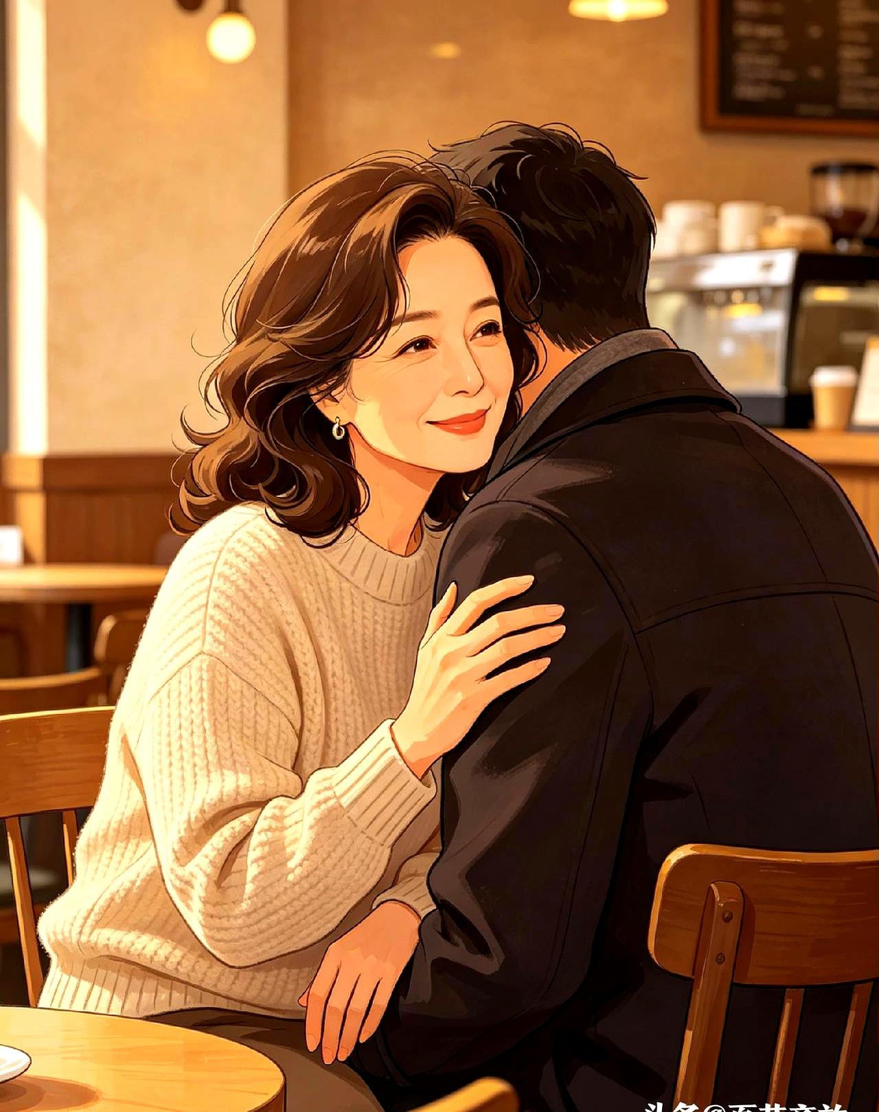 在人群里，有人一句不说，身体比嘴巴更坦白。心里起了涟漪时，一个中年女人常会不自