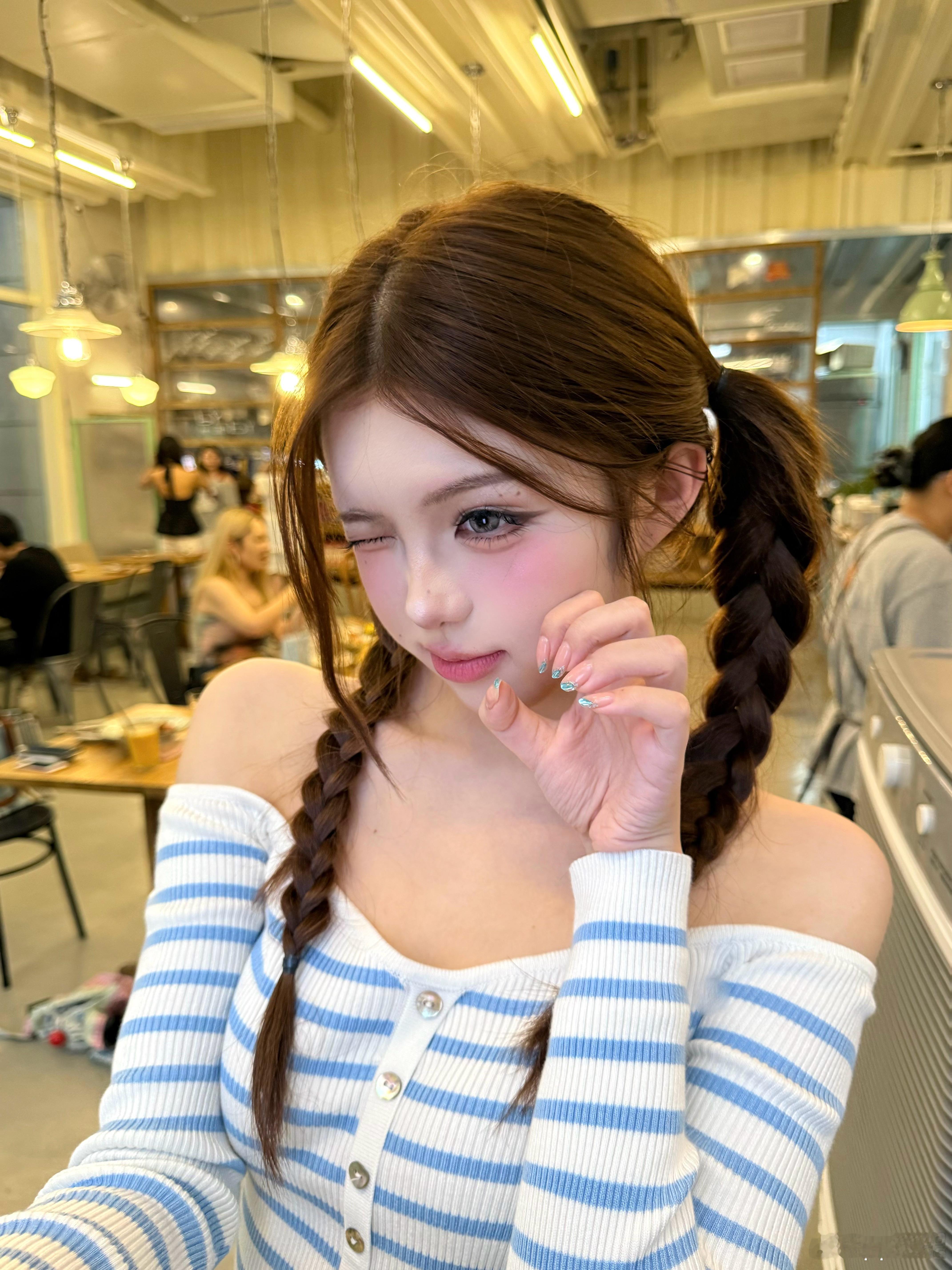 蓝色美甲💅（细节图在最后一张）​​​