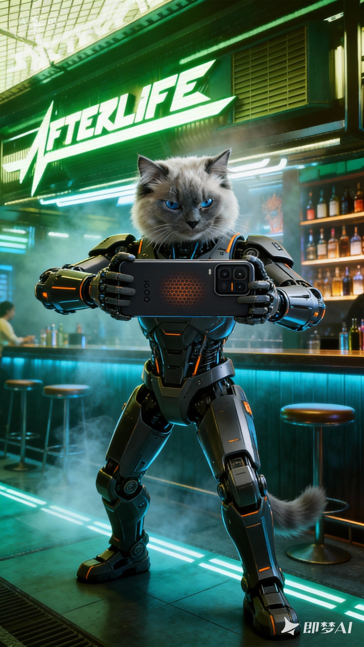 看我AI生成的头像拿着iQOO15Ultra，酷不酷！iQOO真的懂