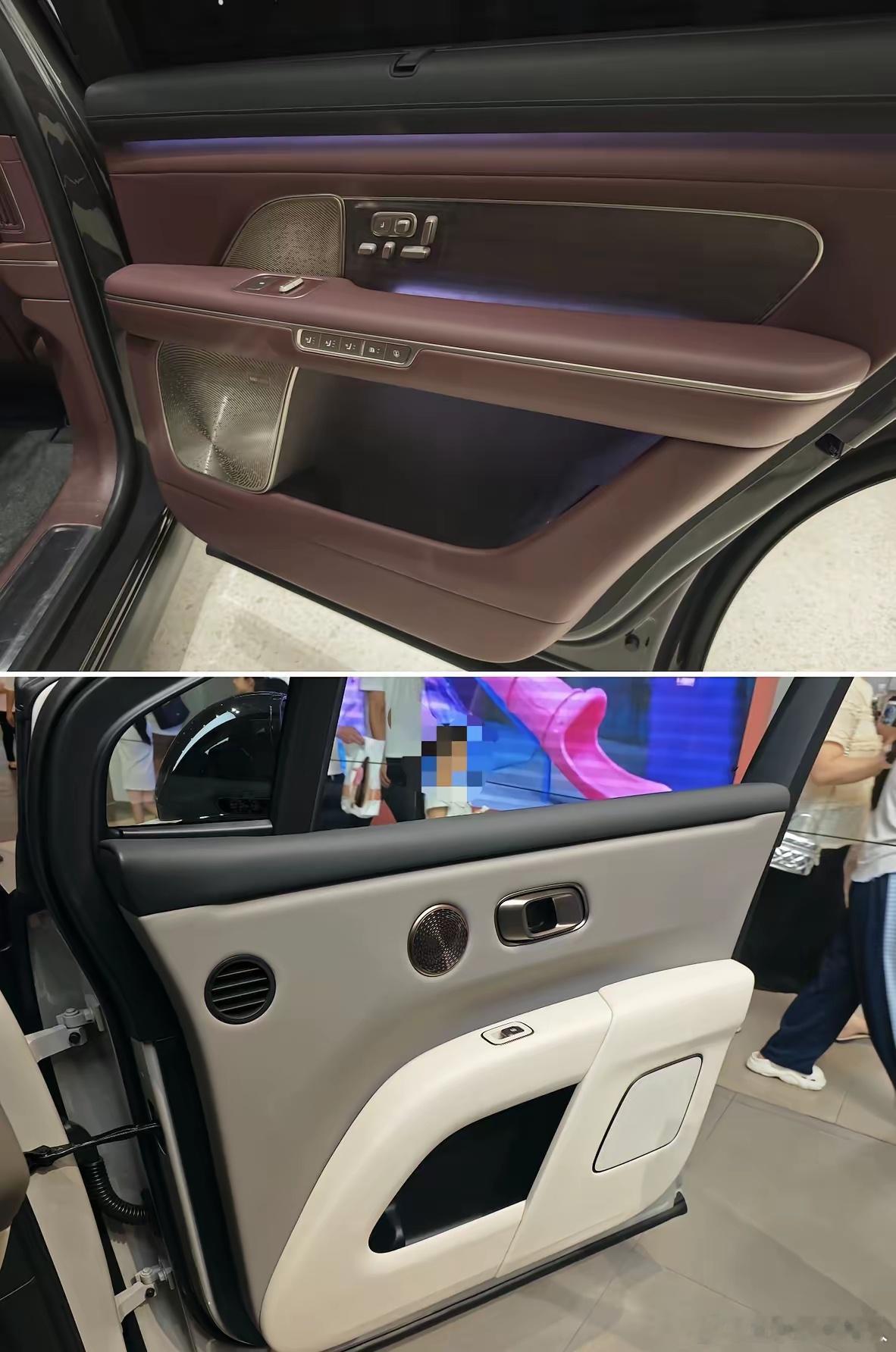 随手拍了蔚来ES8和理想i8的门板群里朋友今天随手拍的新款蔚来ES8和理想i8的