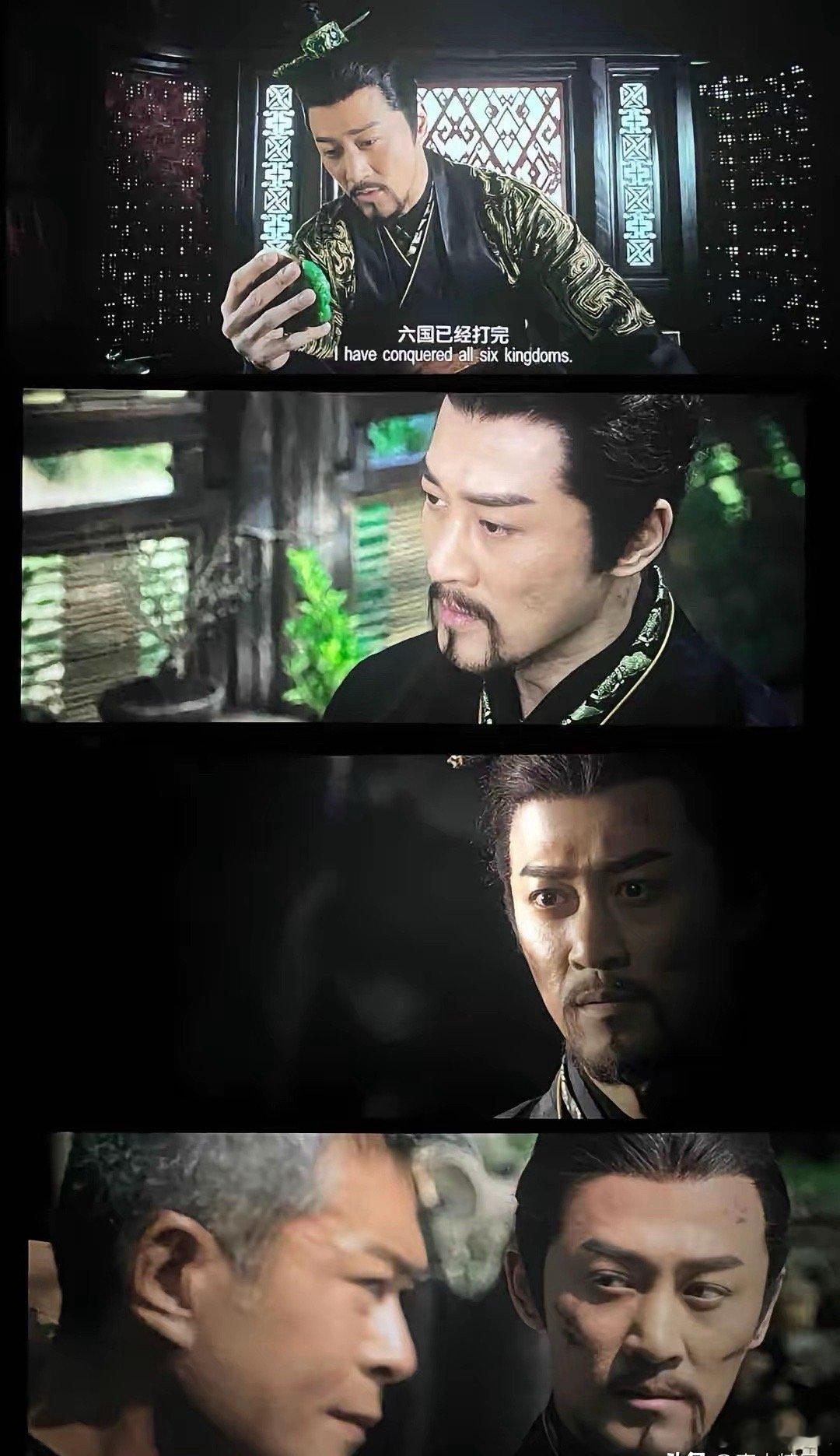 林峯在《寻秦记》中的演技真的进化了，他演的秦王，真的就是秦王本王呀，一个人演几个