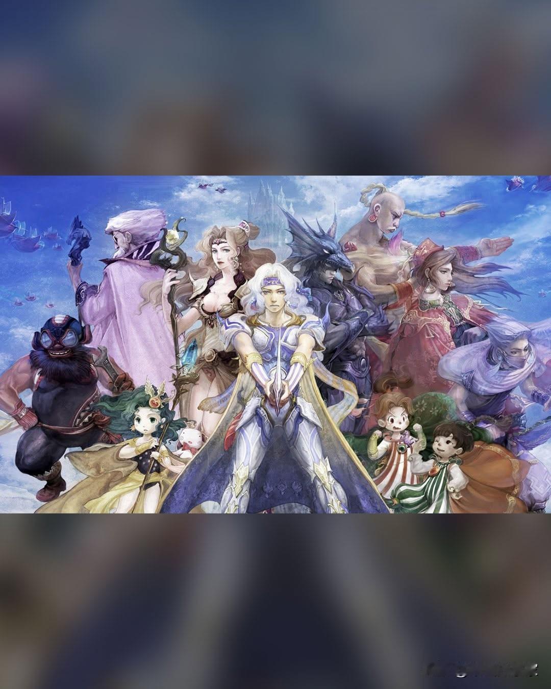 最终幻想4插画作品一组动漫二次元原画分享家卡通动画插画游戏漫画