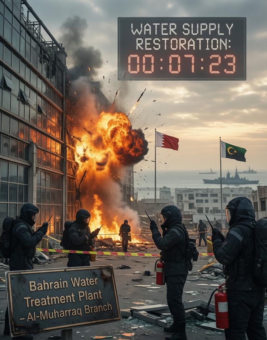 德国《明镜》周刊3月8日那篇报道，提了个比油价更让人后背发紧的事——巴林一座海水