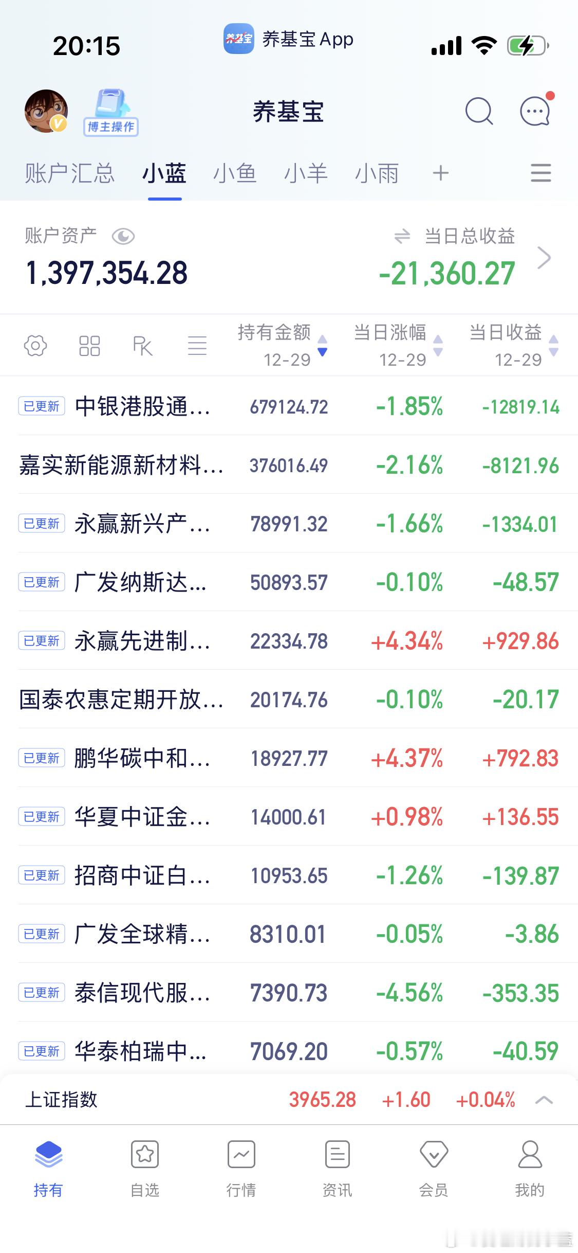 天天这么亏真压抑啊。