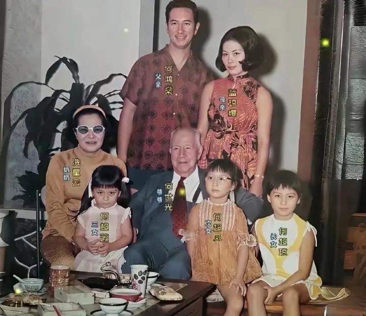 看看何超琼的照片，再看看赌王年轻时的模样，你会发现父女俩长的太像了，简直一个模板