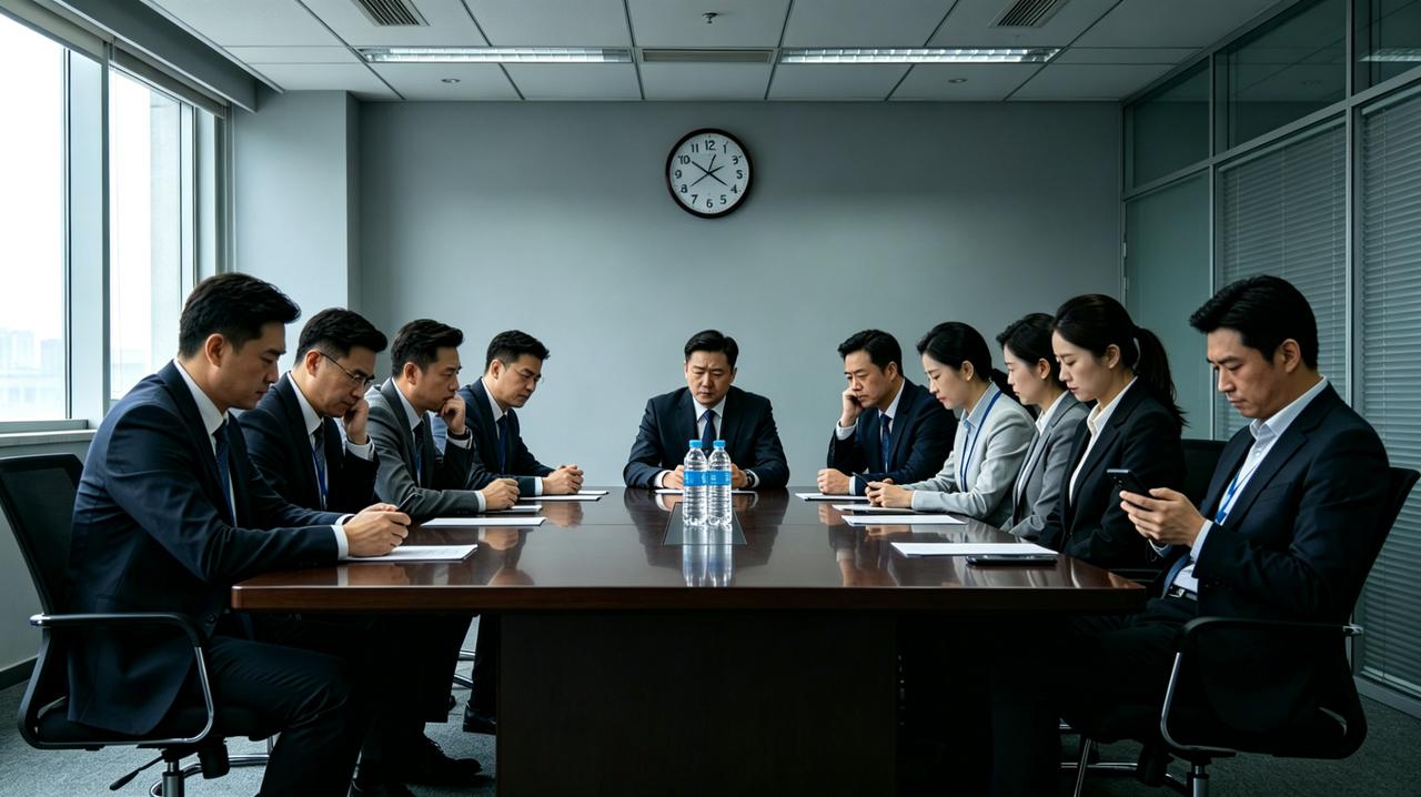 周五下午五点，群里跳出消息：“全体紧急会议，不得请假。”没人问原因，纷纷放下包