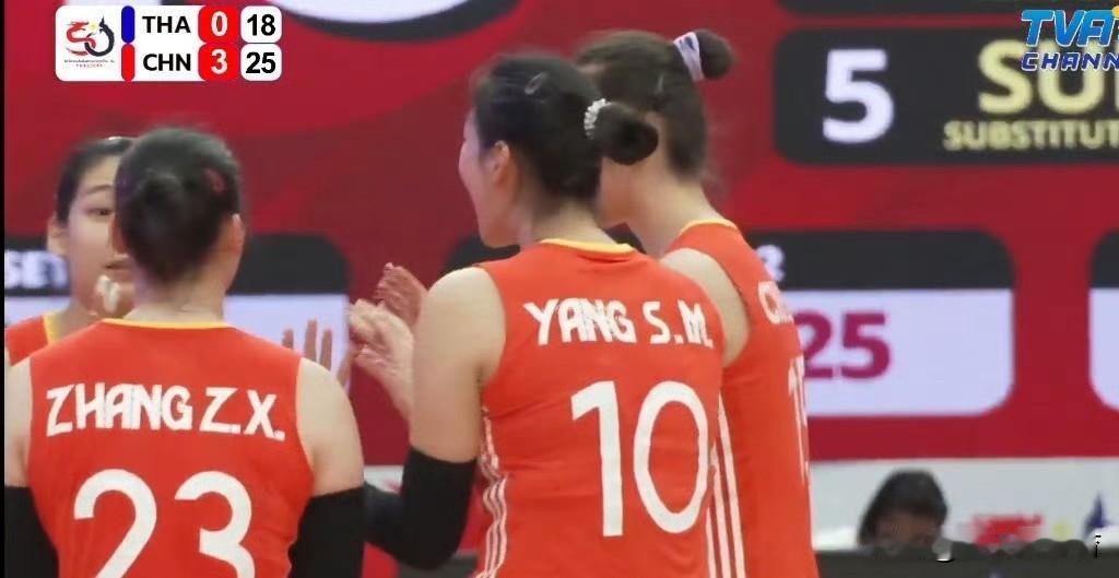 中国女排VS泰国女排三局比赛亮点：1️⃣李盈莹这么好的进攻状态，属实没有想到，