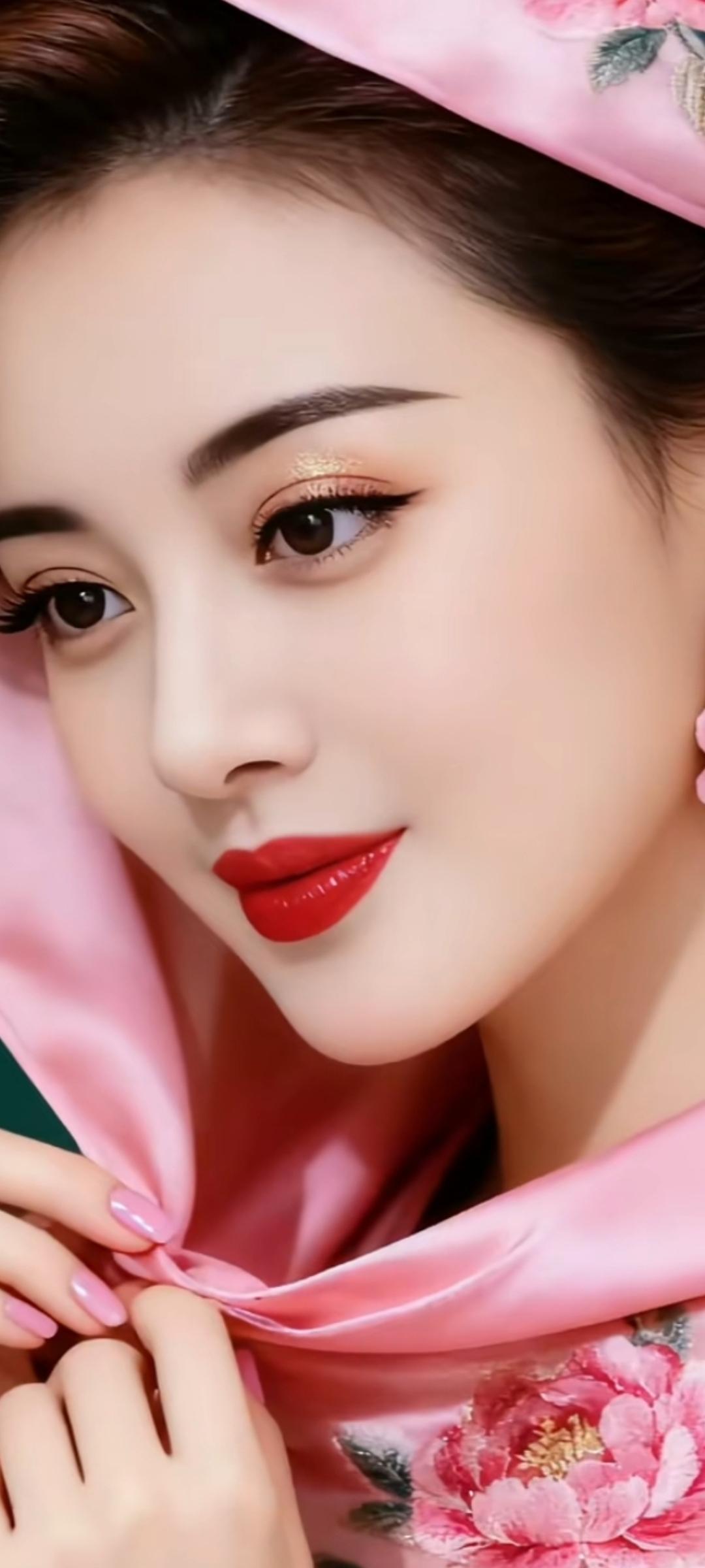 粉嫩少女心，精致妆容，温柔似水