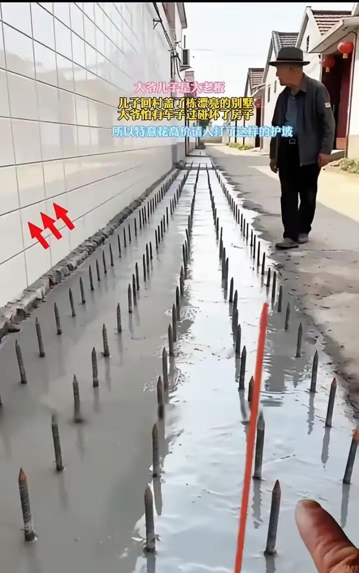 “这就是自私！”河南，村里大爷的儿子是一位大老板，回村里修了栋挺气派的别墅。大爷