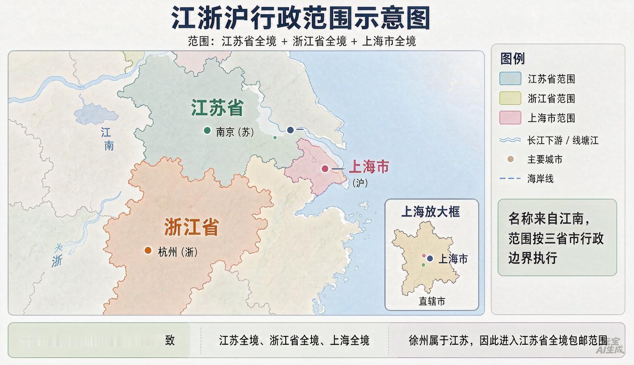 江浙沪城市闹了半天，江苏人常挂嘴边的“江浙沪”，不过是民间不严谨的叫法。要知
