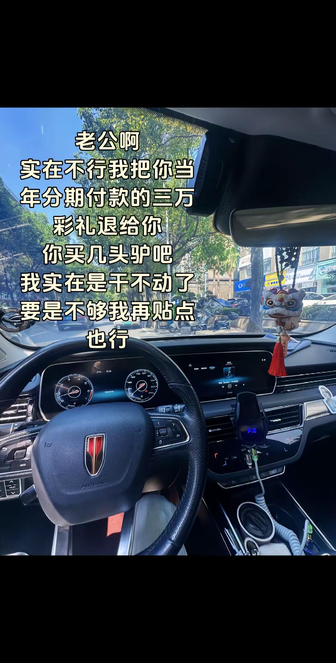 远嫁异地一拖二的日子太有滋味了🤣红旗汽车