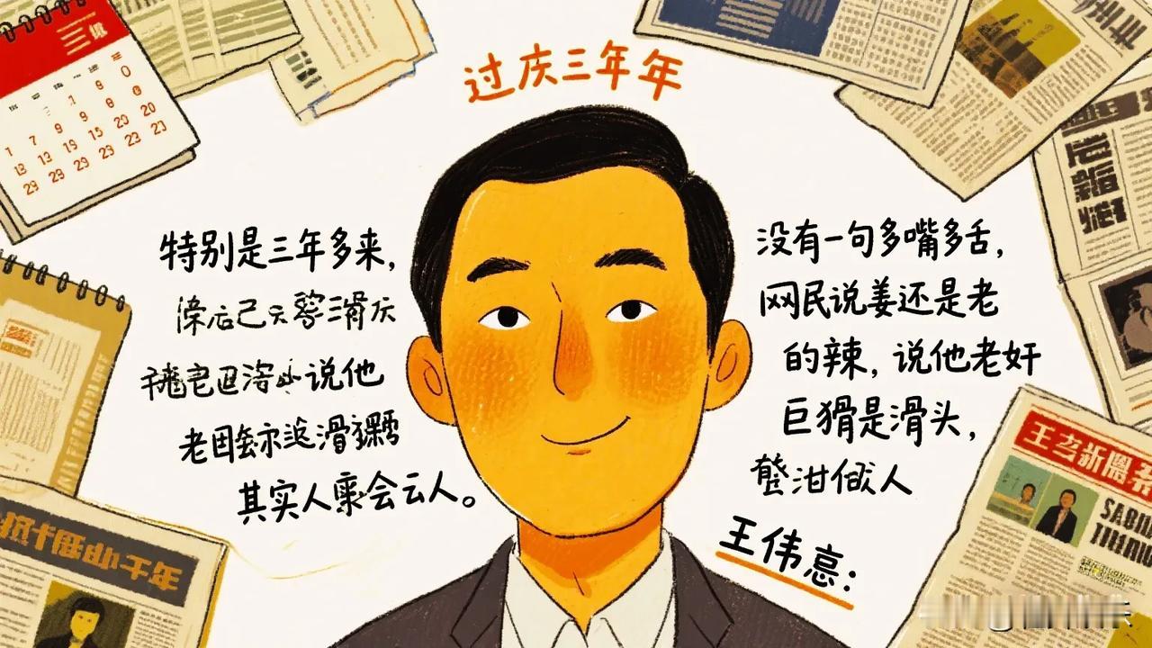 王伟忠忍不住还是说了大实话。王伟忠何等聪明之人，为人处世滴水不漏，不多言不