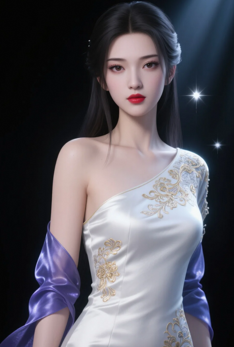 一幅流动的艺术画卷：东方女子的现代诠释