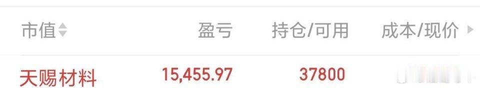开新仓了：天赐材料sz002709【股票】短中线，做自己的风格，静待花开