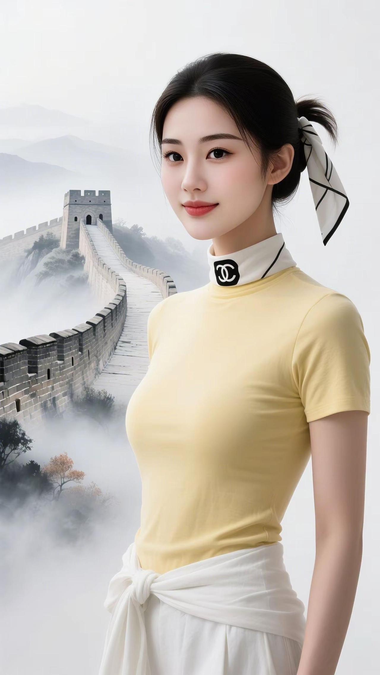 把水墨长城穿进穿搭里，中式浪漫永不过时～国风少女穿搭分享