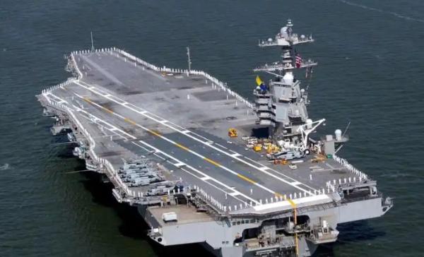 美国航母成了世界笑话！ 谁都没想到，逼疯美国“福特号”航母上4600名水兵的