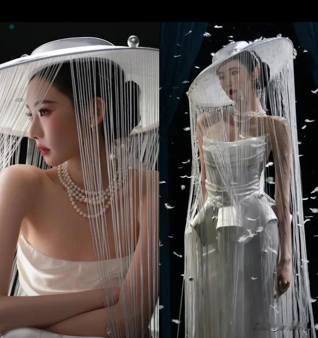 最近老刷到张艺凡那个流苏帽子变装。说实话，第一眼看，那帽子是真大，走路都扶着