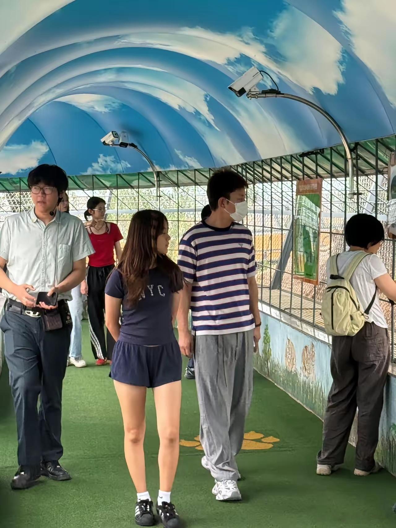 发现了吗？贾乃亮夫妻俩带孩子，完全是两种极端的状态。看到贾乃亮带甜馨逛动物园的图