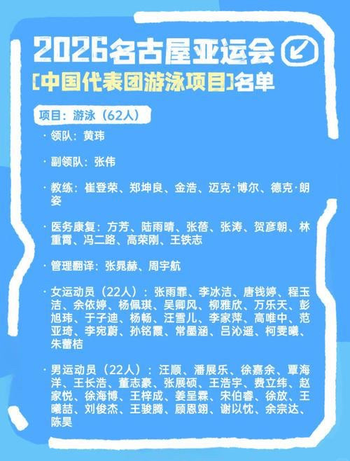 中国游泳队最值得期待的新星是‌19岁的张展硕和13岁的于子迪‌，两人在刚结束的名古屋亚运会上都拿出了