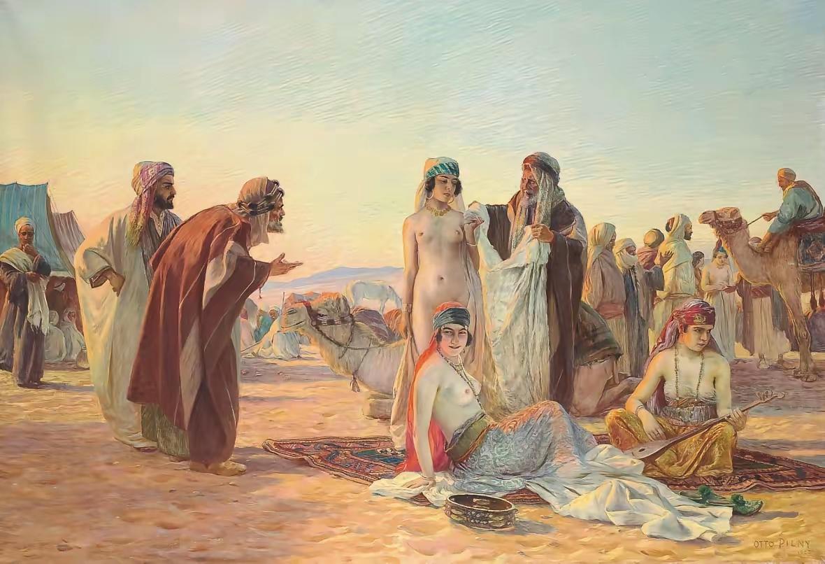 世界名画欣赏《奴隶市场》