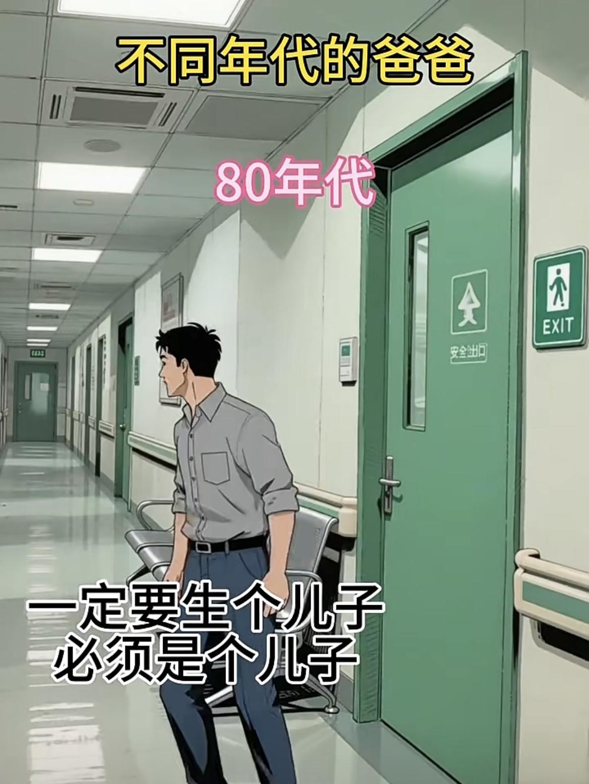 “各个时代的爸爸，对生孩子的要求……”[吃瓜]